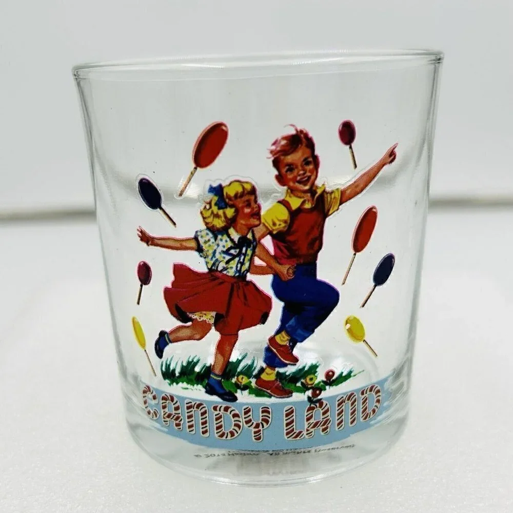 Hasbro Gaming Drinking Glass Set of 4 Twister Candy Land Scrabble Monopoly NIB - Picture 6 of 8